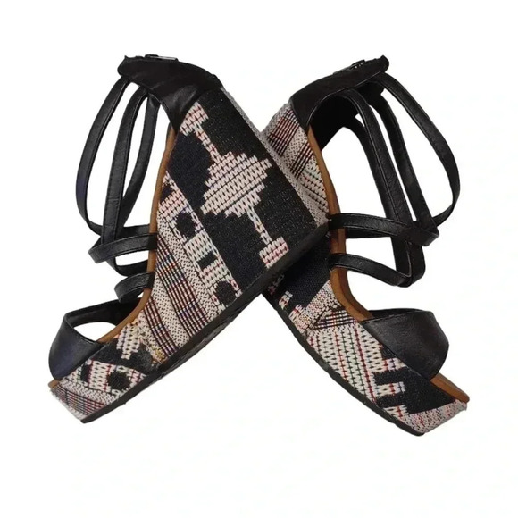 Volcom Getting Around Wedges Shoes Size 5.5 - Picture 3 of 10